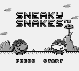 Sneaky Snakes Title Screen